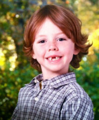 A headshot of Daniel Barden, a young boy