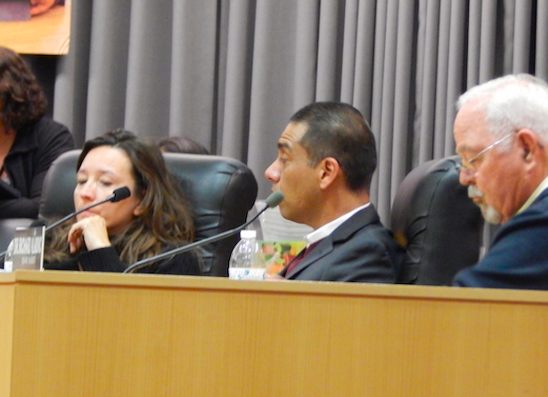 (From L): LAUSD school board members Monica Ratliff, Ref Rodriguez and Richard Vladovic