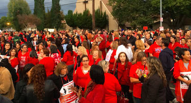 UTLA rally at James Monroe High School Nov. 20, 2014